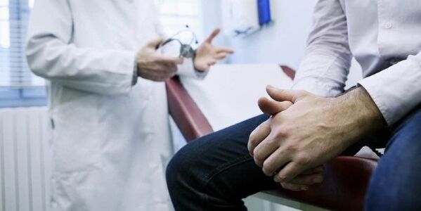 Wizyta u lekarza z zapaleniem prostaty